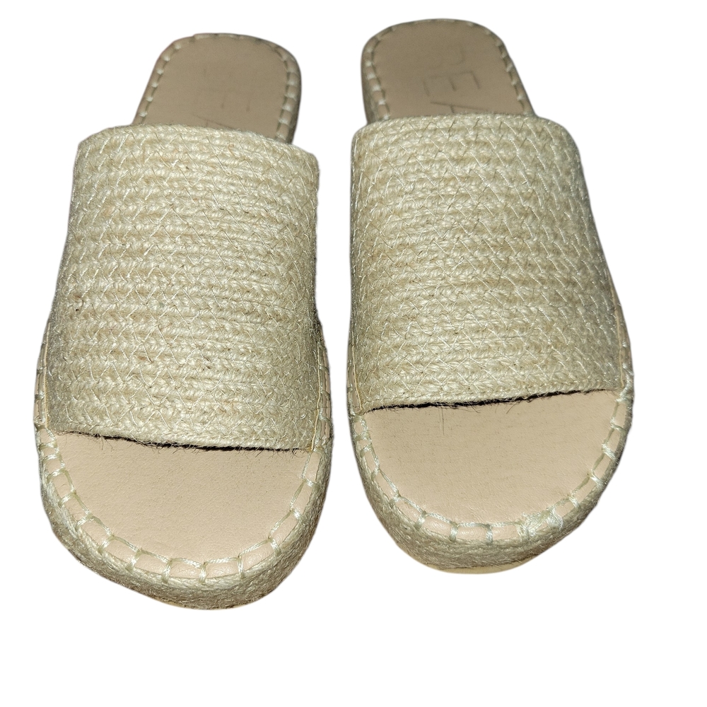 Beach By Matisse Jute Espandrille Platform Woven Slip-On Shoes SZ 9